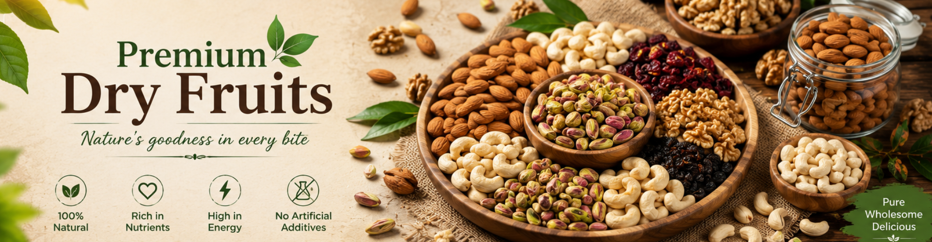 Premium wholesale dry fruits and nuts export facility